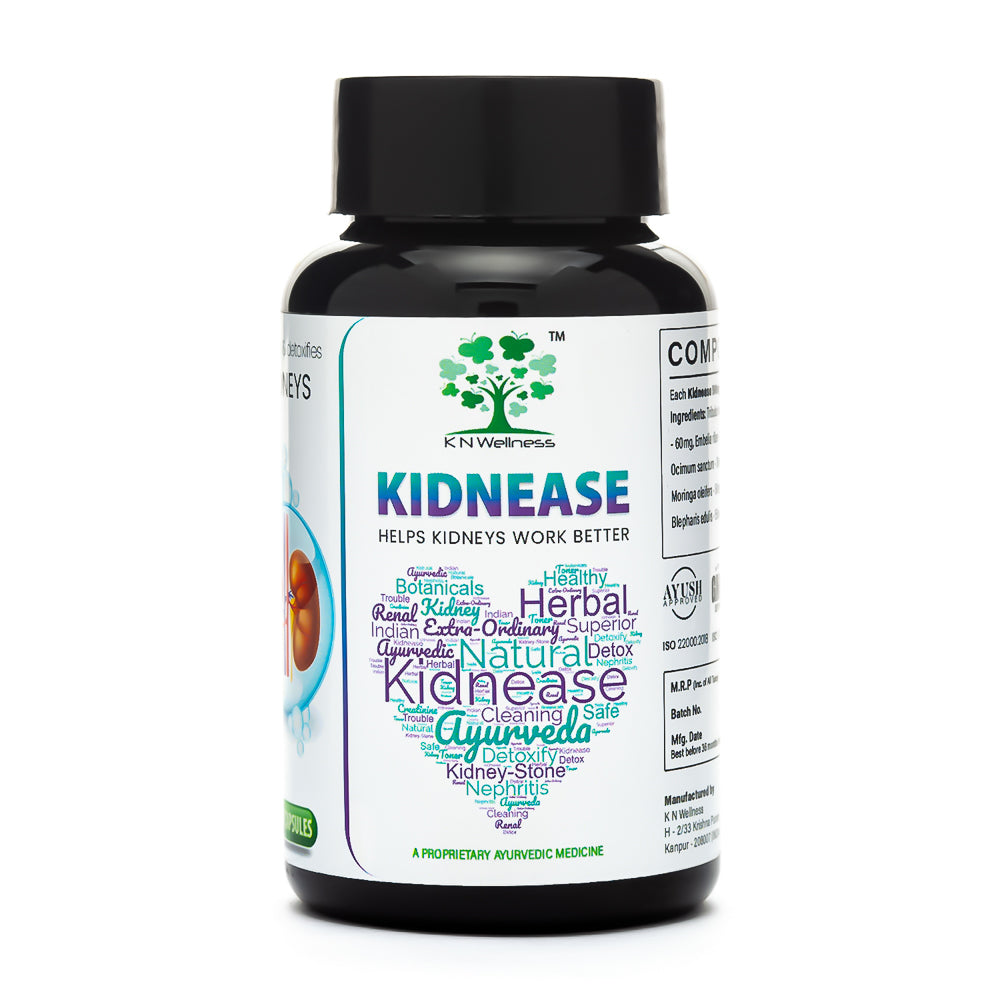 KIDNEASE - Ayurvedic capsules to detox kidneys and improve function