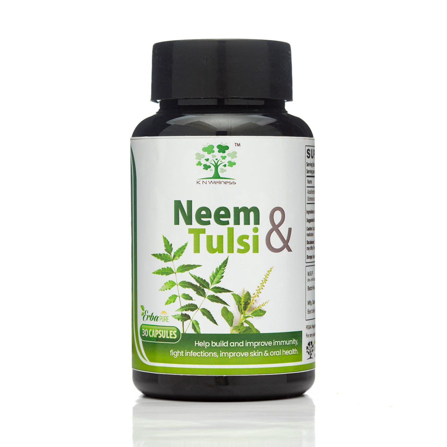 NEEM & TULSI - Neem (Azadirachta indica) & Tulsi (Ocimum sanctum) extract