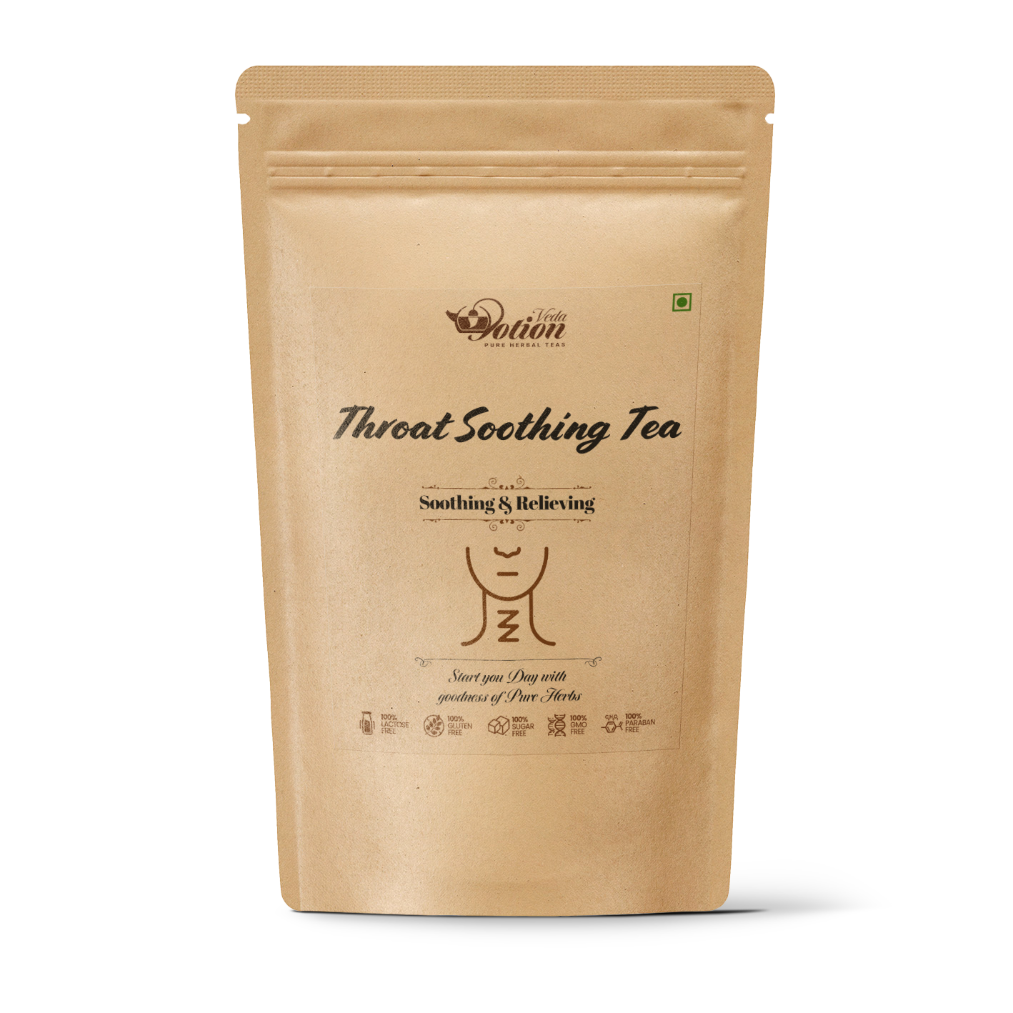 PotionVeda THROAT SOOTHING TEA - Soothing & relieving herbal tea