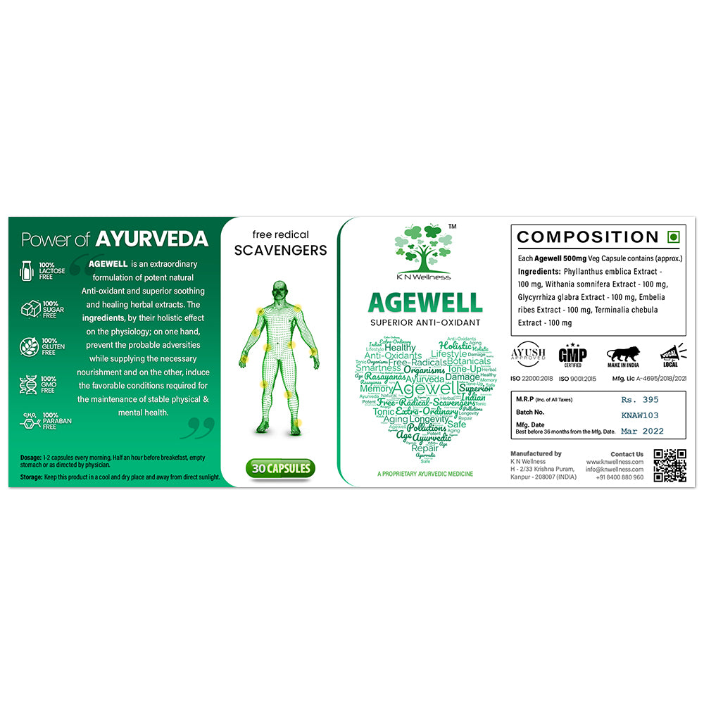 AGEWELL-Superior Anti-Oxidants