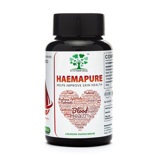 HAEMAPURE - Ayurvedic Capsule for blood detox, glowing, bright & Healthy  skin