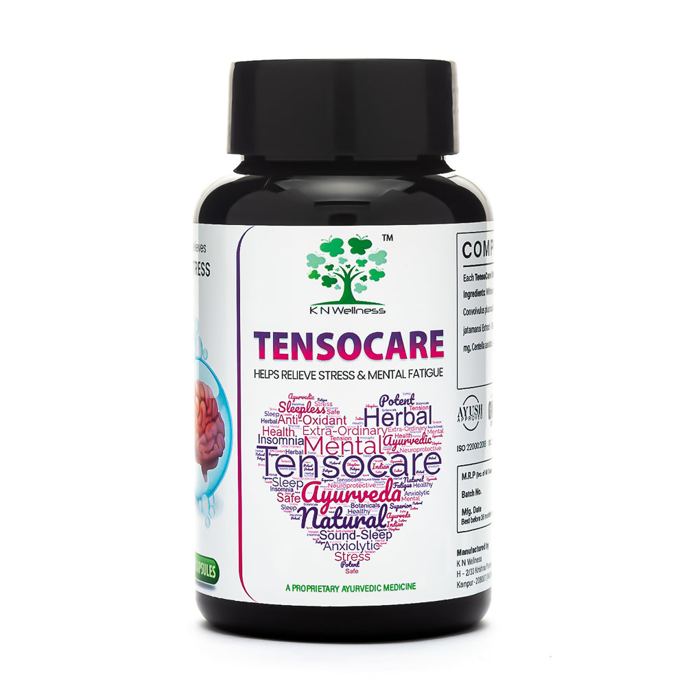 TENSOCARE - Ayurvedic capsules for managing stress &  Sound sleep