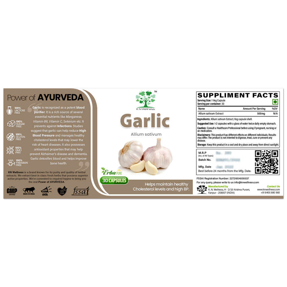 GARLIC - Lahsun (Allium Sativum) Extract