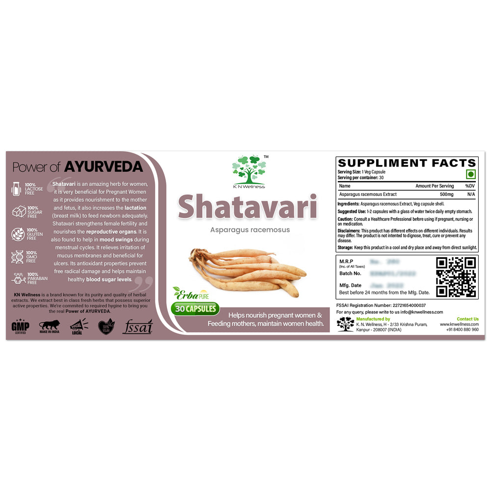 SHATAVARI - Asparagus (Asparagus Racemosus) Extract