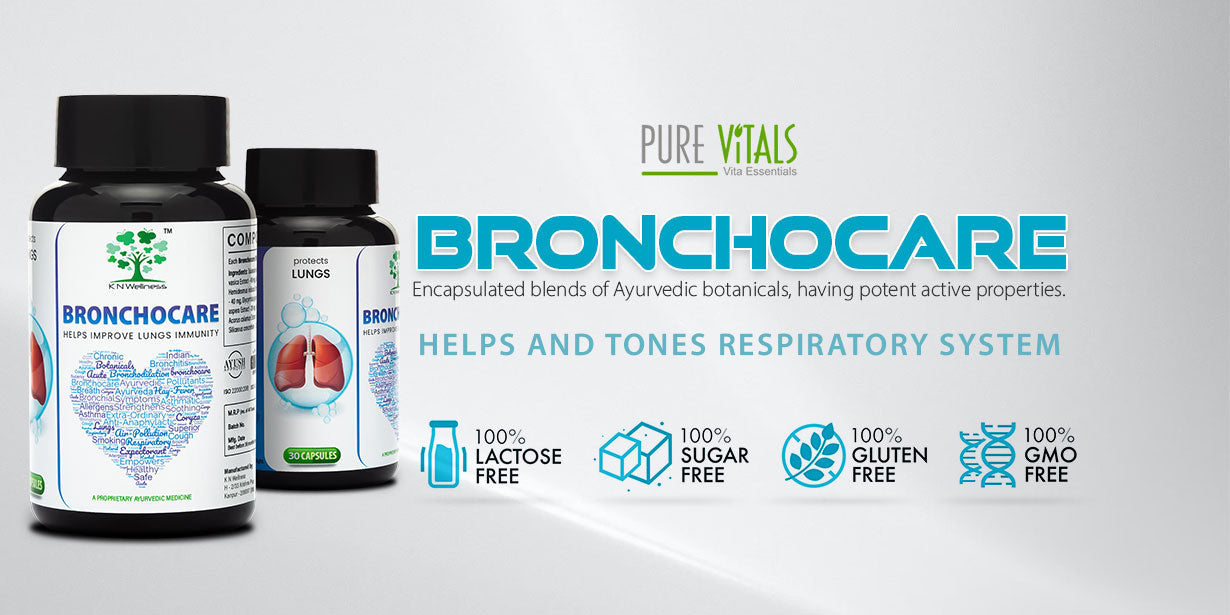 BRONCHOCARE - Ayurvedic Capsule for lungs detox & improved immunity