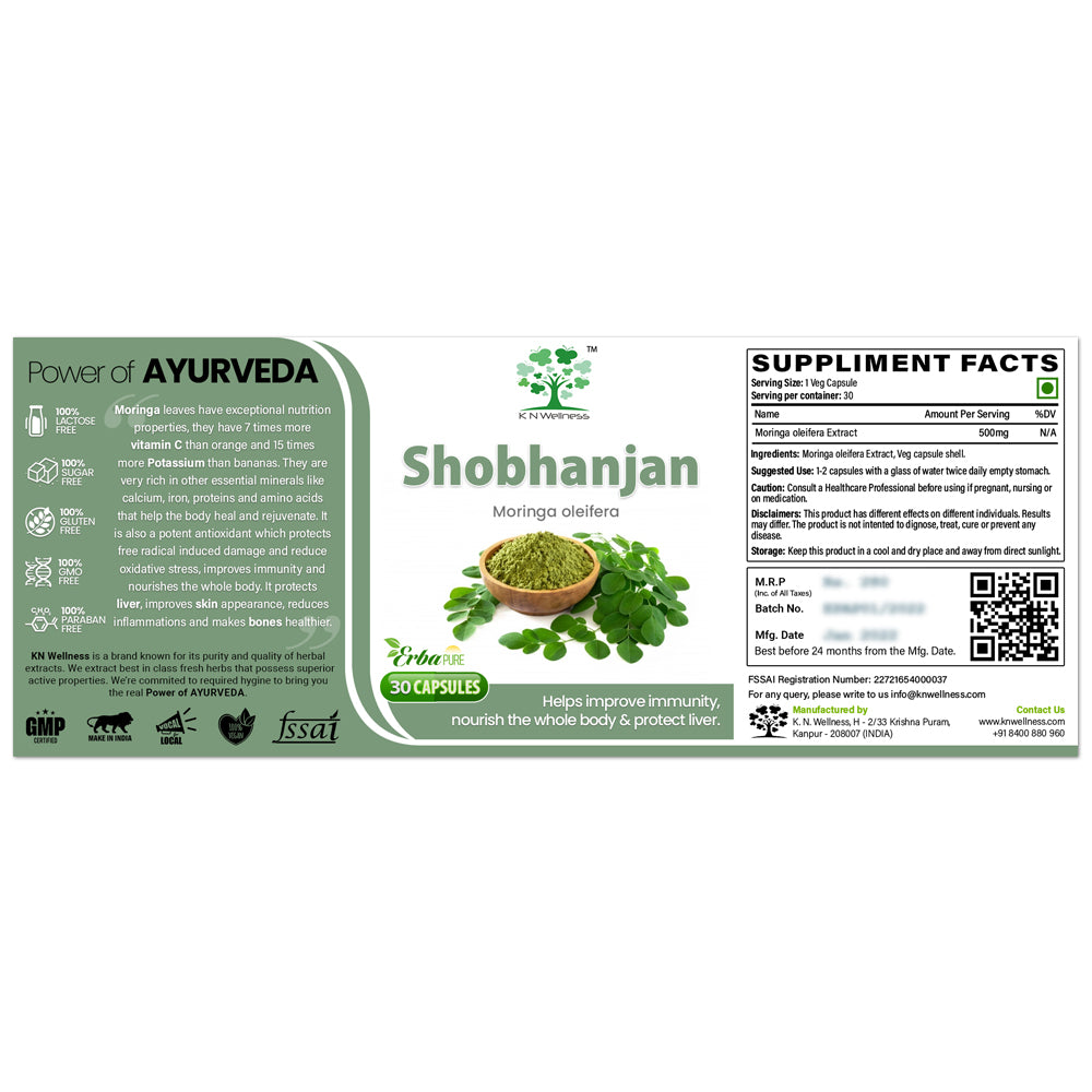 SHOBHANJAN - Moringa (Moringa Oleifera) Extract