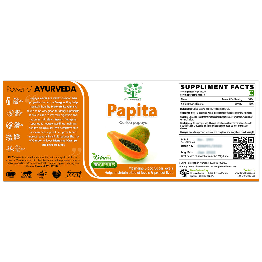 PAPITA - Papaya (Carica Papaya) Extract