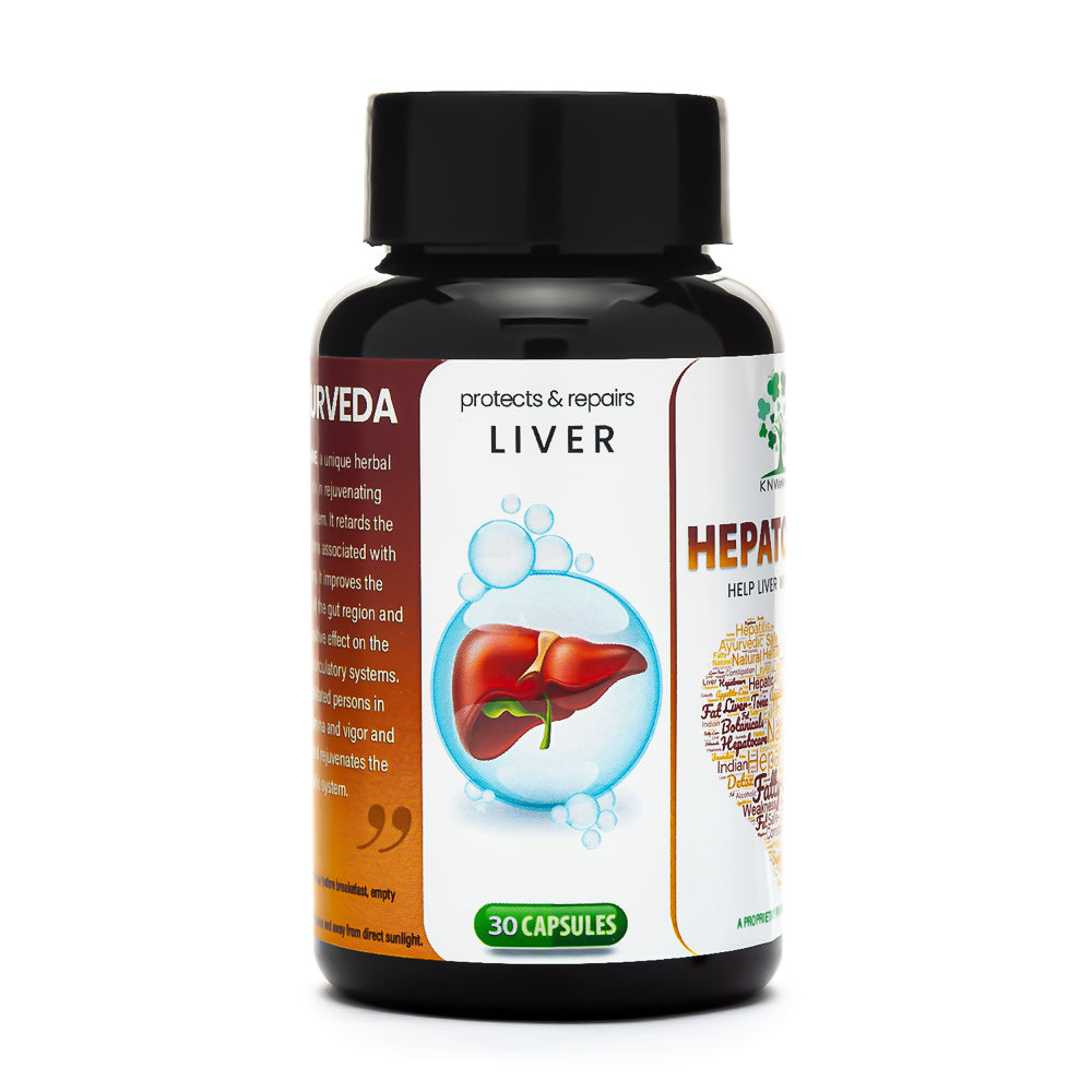 HEPATOCARE - Natural Ayurvedic capsules for liver detox and fatty liver