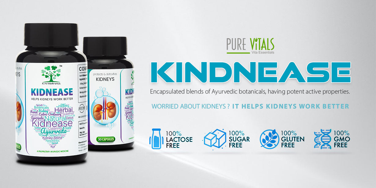 KIDNEASE - Ayurvedic capsules to detox kidneys and improve function