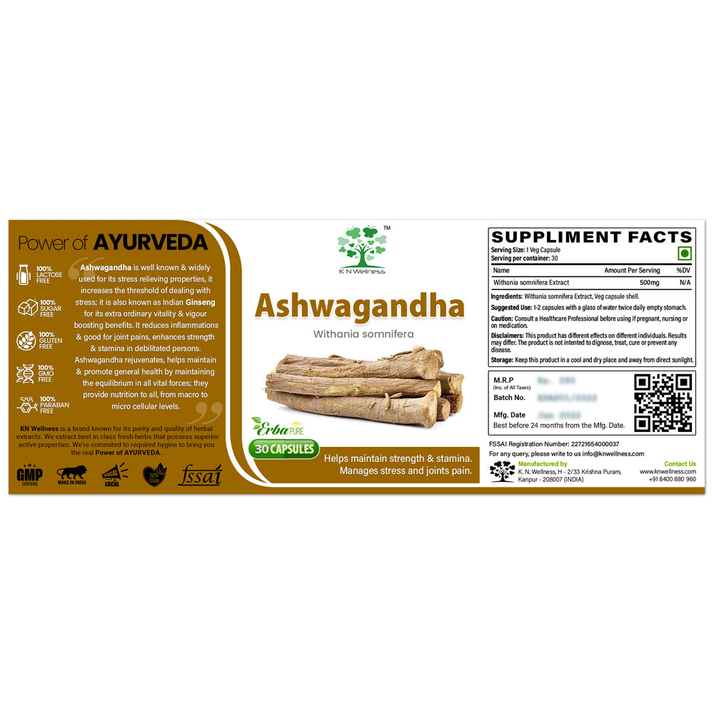 ASHWAGANDHA - Ashwagandha (Withania Somnifera) Extract