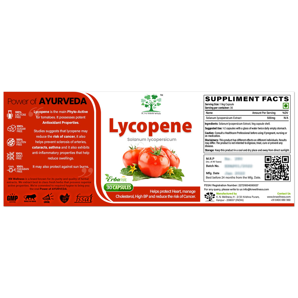 LYCOPENE - Tomato (Solanum Lycopersicum) Extract